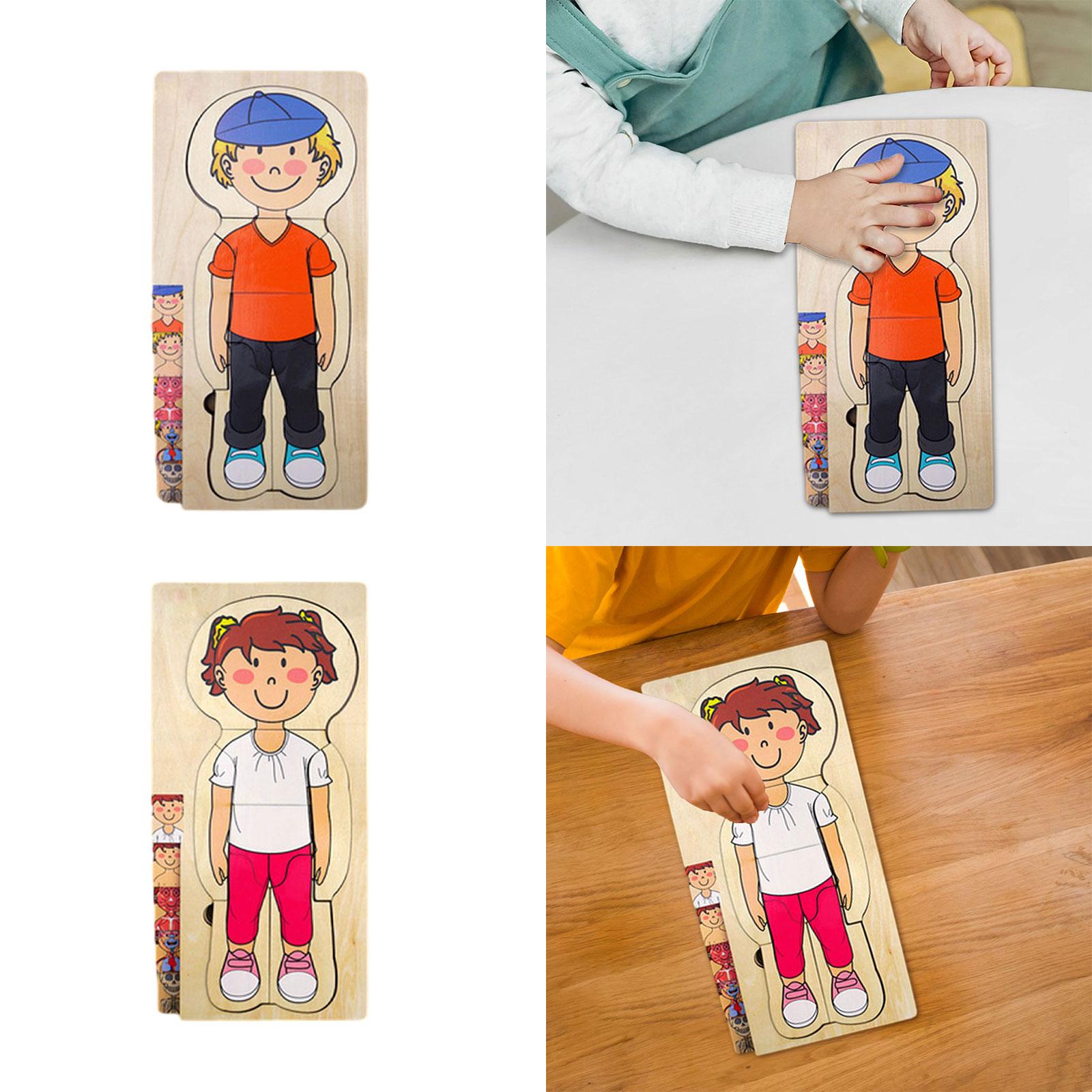 Kids Toys In Store - Mainan Puzzle Tubuh Manusia dari Kayu,