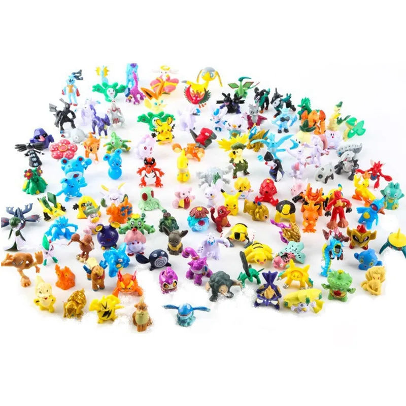 Kids Toys Young - Figur Anime Pokemon 2-3CM Pikachu Model