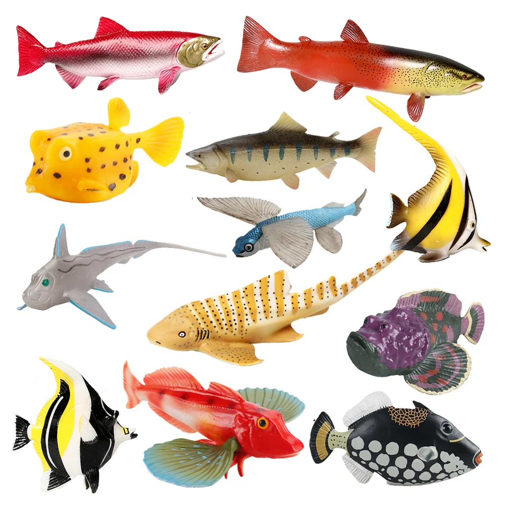 Kids Toys Reviews - Mainan Hewan Laut Figur Ikan Sabit