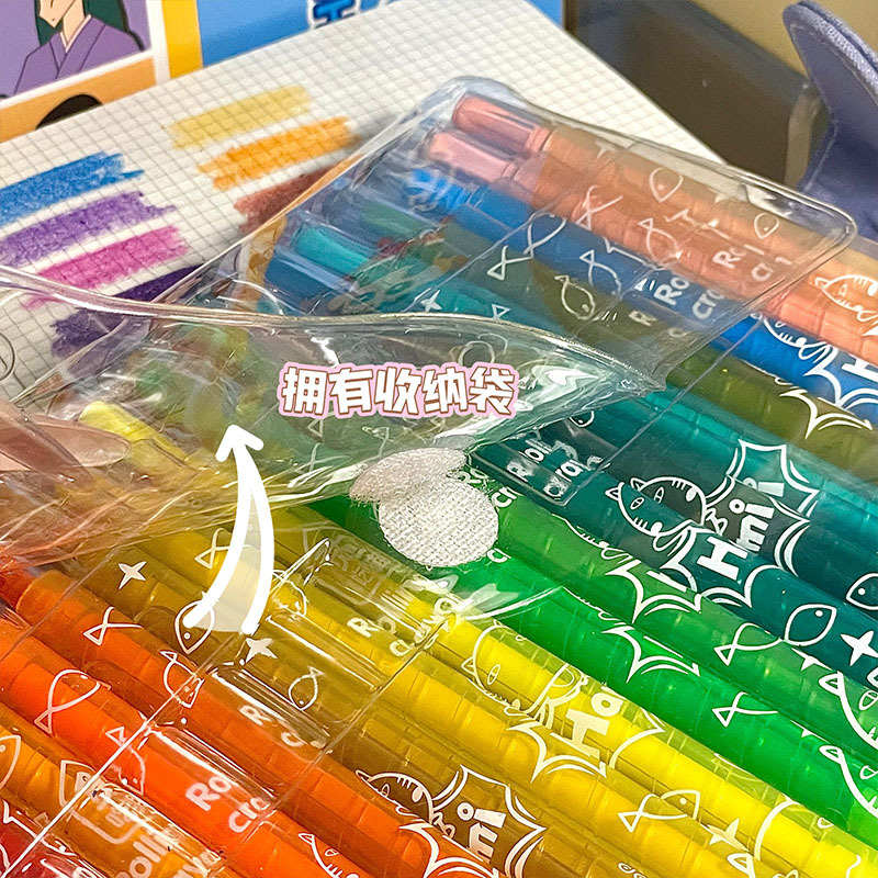 Crayola Art Supply - 36/12 Buah Krayon Crayola Warna Putar