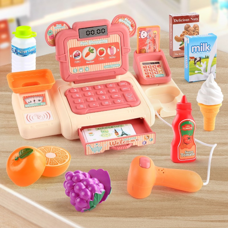 Kids Toys In Store - Anak-anak Berpura-pura Bermain Mainan Mesin Kasir