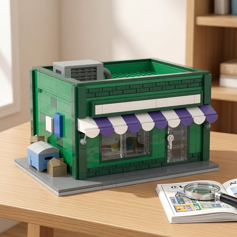 Kids Toys In Store - Blok Bangunan MOC Modular Mini Street