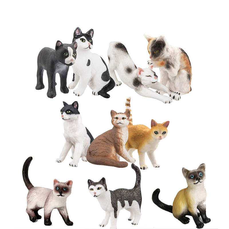 Kids Toys Reviews - Mainan Model Kucing Miniatur Hewan Ternak