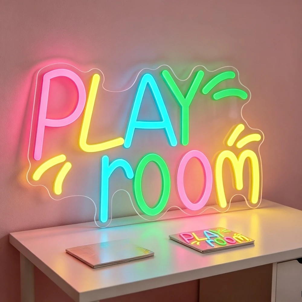 Kids Play Zone Toys - Lampu Neon untuk Dekorasi Dinding, Lampu