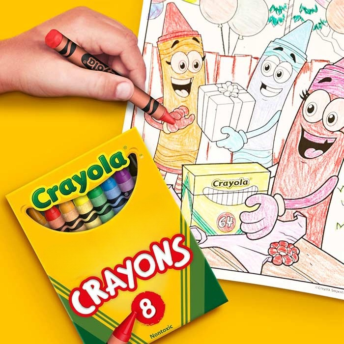 Kotak Krayon 8/24 Warna, Krayo - Crayola Art Supply ulasan dan harga