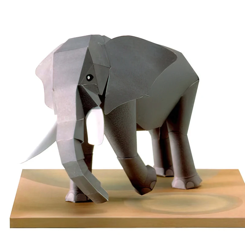 Gajah Afrika seni Origami Mini - Kids Toys Elephant ulasan dan harga