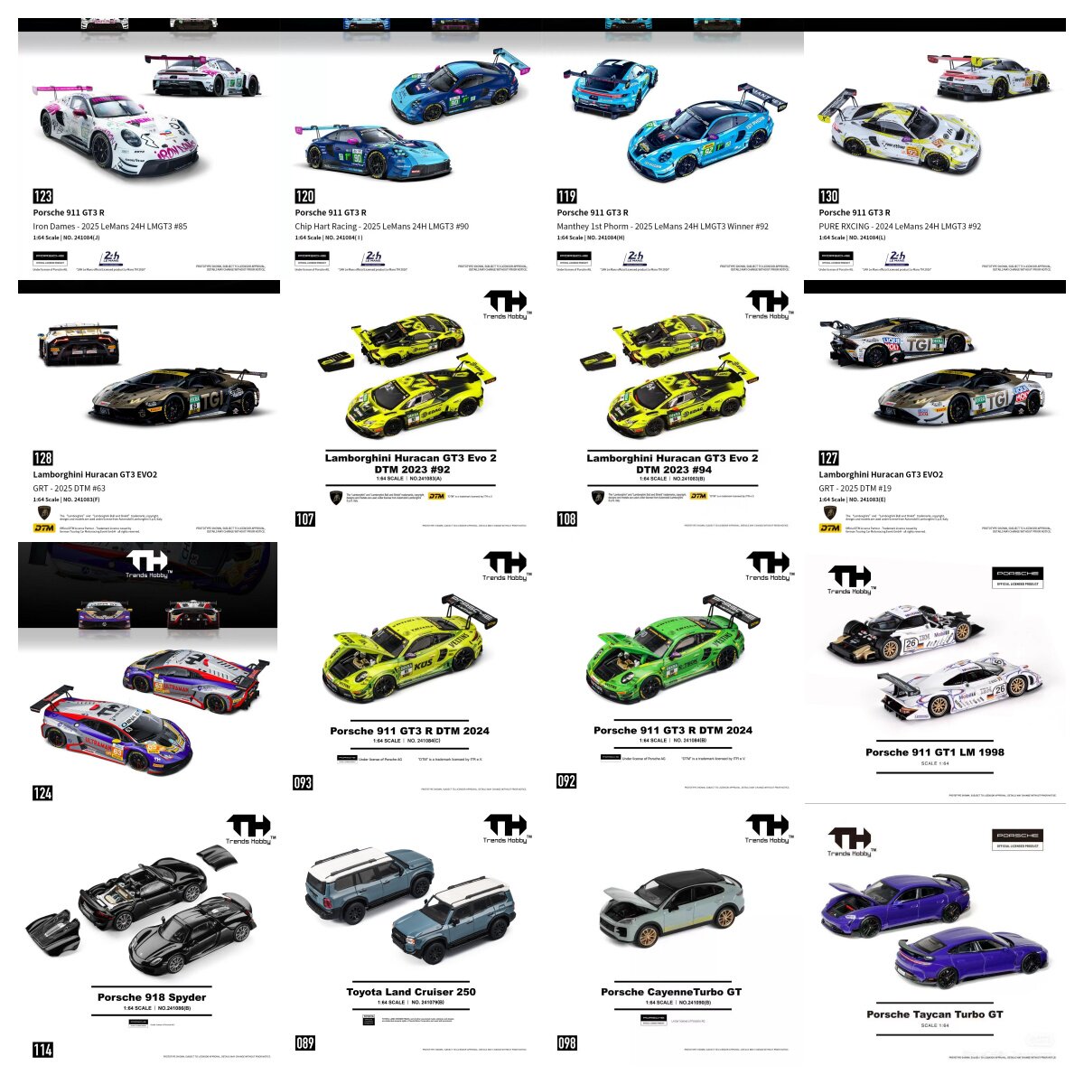 TH 1/64 Porsche 911 GT3 R LeMa - Kids Toys Young ulasan dan harga