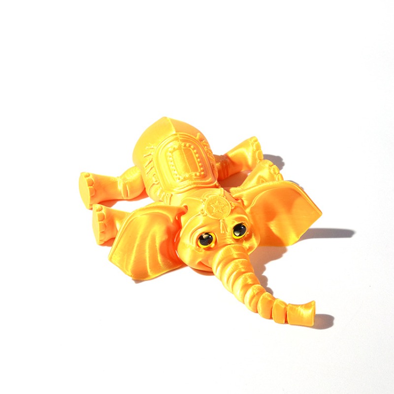 Model Gajah Cetak 3D 10CM, Fig - Kids Toys Elephant ulasan dan harga