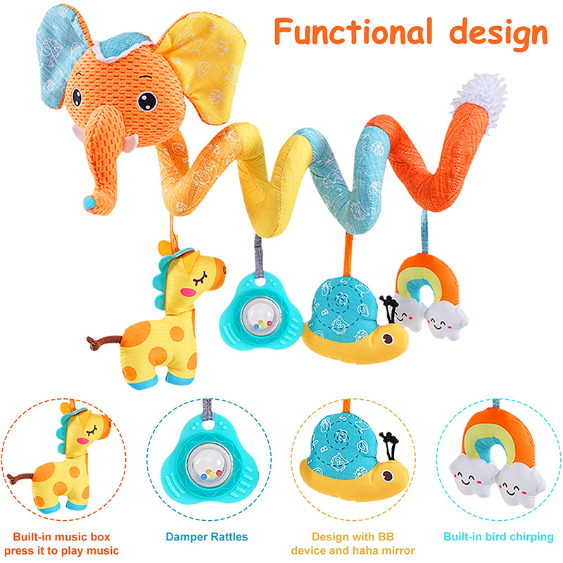 Mainan kursi mobil gajah warna - Kids Toys Elephant ulasan dan harga